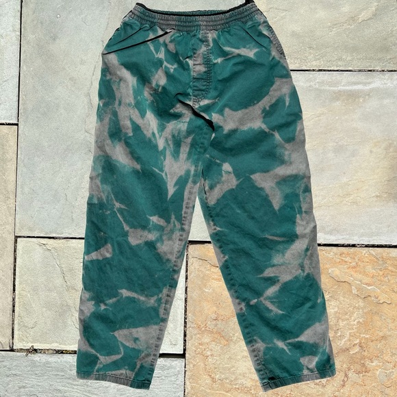 SOLD - Reworked Acid Camo Baggy Surf Pants - Picture 1 of 5